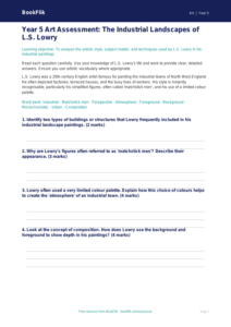 Free Lowry Assessment | Year 5 Core | BookFlik