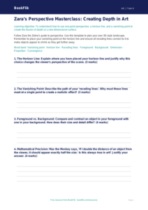 Free Perspective Template | Year 4 Greater Depth | BookFlik