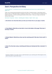 Free Perspective Template | Year 4 Supported | BookFlik