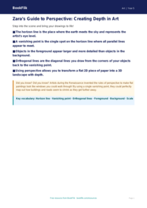 Free Perspective Poster | Year 5 Core | BookFlik