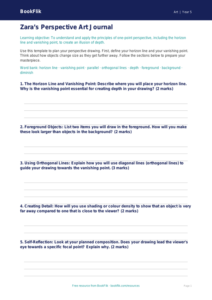 Free Perspective Template | Year 5 Core | BookFlik