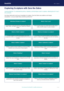 Free Sculpture Flashcards | Year 5 Core | BookFlik