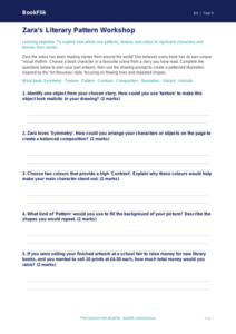 Free World Book Day Art Activity Sheet | Year 5 Core | BookFlik