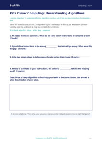 Free Algorithms Worksheet | Year 4 Supported | BookFlik