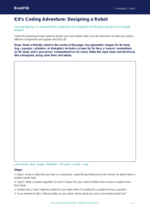 Free Coding Drawing Sheet | Year 5 Core | BookFlik