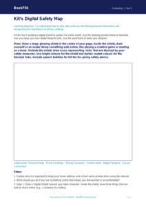 Free E-Safety Drawing Worksheet | Year 5 Core | BookFlik