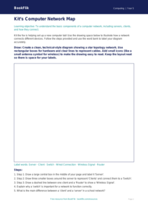 Free Networks Drawing Sheet | Year 5 Core | BookFlik