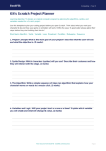 Free Scratch Template | Year 5 Core | BookFlik