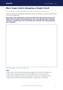 Free Electronics Drawing Sheet | Year 4 Supported | BookFlik