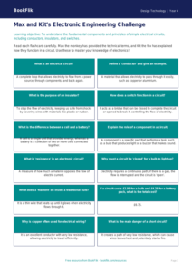 Free Electronics Flashcards | Year 4 Greater Depth | BookFlik