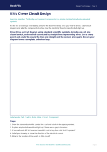 Free Electronics Drawing Sheet | Year 5 Core | BookFlik