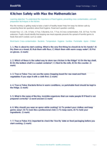 Free Food Hygiene Quiz | Year 4 Greater Depth | BookFlik