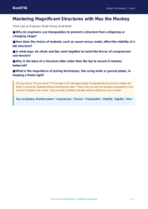 Free Structures Poster | Year 4 Greater Depth | BookFlik