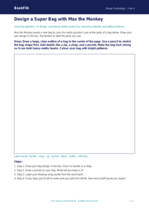 Free Textiles Drawing Sheet | Year 4 Supported | BookFlik