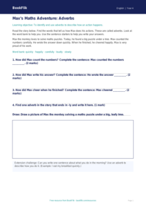 Free Adverbs Track Sheet | Year 4 Supported | BookFlik