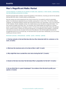 Free Adverbs Comprehension | Year 5 Core | BookFlik