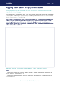 Free Biography Drawing Sheet | Year 5 Core | BookFlik