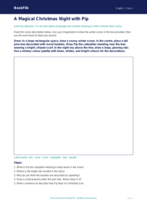 Free Christmas Story Drawing Sheet | Year 1 Core | BookFlik