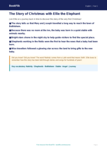Free Christmas Story Poster | Year 1 Core | BookFlik