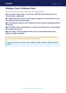 Free Christmas Story Poster | Year 4 Supported | BookFlik
