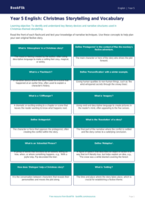 Free Christmas Story Flashcards | Year 5 Core | BookFlik