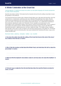 Free Christmas Story Track Sheet | Year 5 Core | BookFlik
