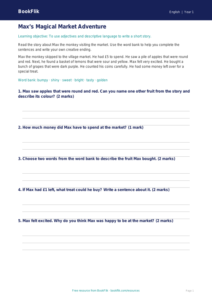 Free Creative Writing Track Sheet | Year 1 Core | BookFlik