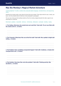 Free Creative Writing Frame | Year 2 Literacy Resource | BookFlik