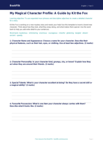Free Creative Writing Template | Year 3 Core | BookFlik