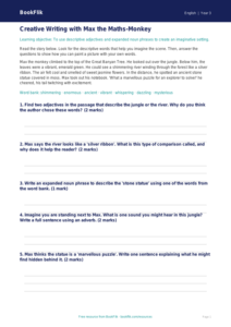 Free Creative Writing Track Sheet | Year 3 Core | BookFlik