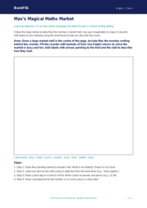 Free Creative Writing Drawing Sheet | Year 4 Supported | BookFlik