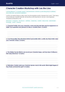 Free Creative Writing Template | Year 5 Greater Depth | BookFlik