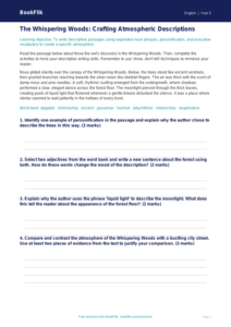 Free Creative Writing Track Sheet | Year 5 Greater Depth | BookFlik