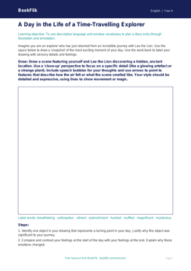 Free Diary Writing Drawing Sheet | Year 4 Greater Depth | BookFlik