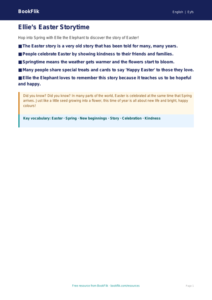 Free Easter Story Poster | EYFS Core | BookFlik