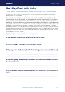 Free Grammar Comprehension | Year 3 Core | BookFlik