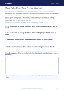 Free Grammar Track Sheet | Year 4 Supported | BookFlik