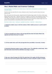 Free Grammar Track Sheet | Year 5 Core | BookFlik