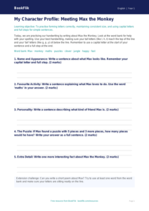 Free Handwriting Template | Year 1 Core | BookFlik
