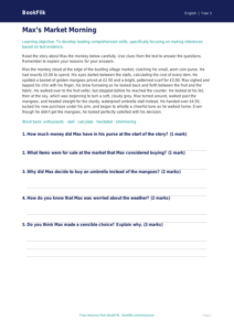 Free Inference Comprehension Worksheet | Year 3 Core | BookFlik
