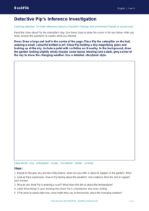 Free Inference Drawing Sheet | Year 3 Core | BookFlik