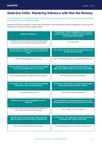 Free Inference Flashcards | Year 3 Core | BookFlik