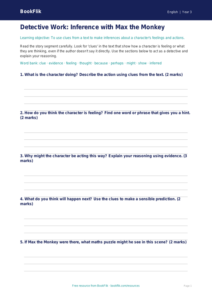 Free Inference Template | Year 3 Core | BookFlik
