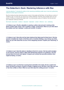 Free Inference Activity Sheet | Year 5 Greater Depth | BookFlik