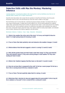 Free Inference Quiz | Year 5 Core | BookFlik