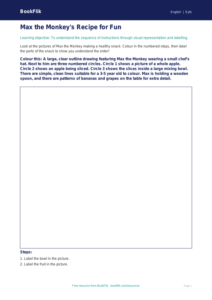 Free Instructions Colouring Page | EYFS Core | BookFlik