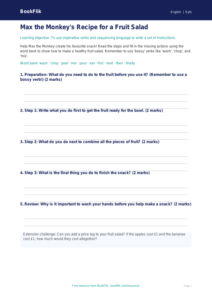 Free Instructions Template | EYFS Core | BookFlik