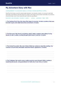 Free Parenthesis Template | Year 5 Core | BookFlik
