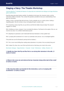 Free Playscripts Comprehension | Year 4 Greater Depth | BookFlik