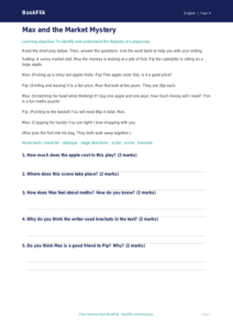 Free Playscripts Comprehension | Year 4 Supported | BookFlik